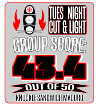 tues night cut & light group score 43 out of knuckle sandwich madison