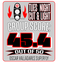tues night cut & light group score