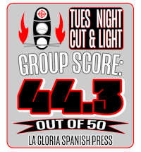 tues night cut & light group score