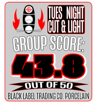 tues night cut & light group score 44 out of 50