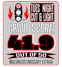 tues night cut & light group score