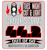 tues night cut & light group score