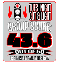 tues night cut & light group score 43 out of 50