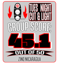 tues night cut & light group score 45 out of 50