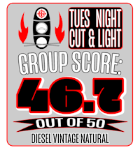 tues night cut & light group score
