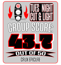 tues night cut & light group score