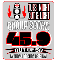 tues night cut & light group score 45 out of 50