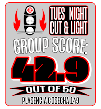 tues night cut & light group score