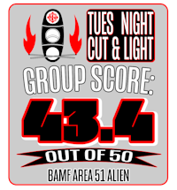 tues night cut & light group score