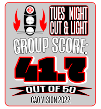 tues night cut & light group score