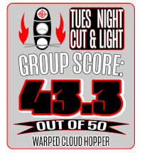 tues night cut & light group score 43 0 out of warmed cloud hopper