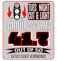tues night cut & light group score
