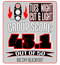 tues night cut & light group score