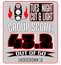tues night cut & light group score
